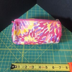 Bath & Body Works - Floral Pink and Yellow Cosmetic Pouch